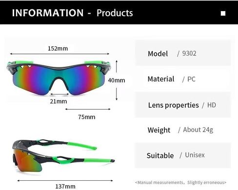 AirRider UV400 Cycling Glasses – Unisex Outdoor Windproof Sports Shades in Saudi Arabia
