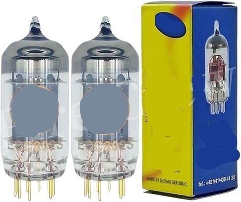ECC802S أنبوب ترقية 12AU7 ECC82 B749 ECC802 E82CC CV4003 6211 HiFi الصوت مُضخّم صوت (2 قطعة زوج متطابق) in Kuwait