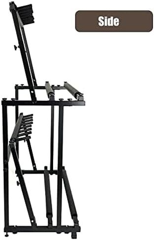 منظم حامل مضارب كرة الريشة شديد التحمل، سعة كبيرة، حامل عرض معدني تجاري لمضارب التنس/الكمان/القيثارة/الجيتار in Kuwait