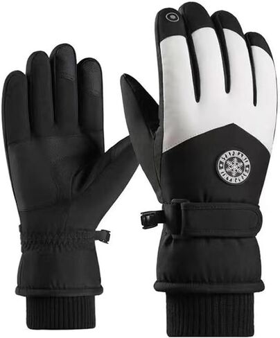 1 Pair Outdoor Cycling Sports Cold and Windproof Warm Finger Gloves in Saudi Arabia