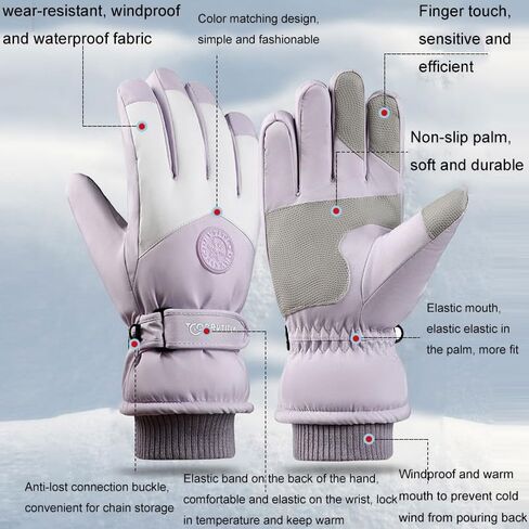 1 Pair Outdoor Cycling Sports Cold and Windproof Warm Finger Gloves in Saudi Arabia