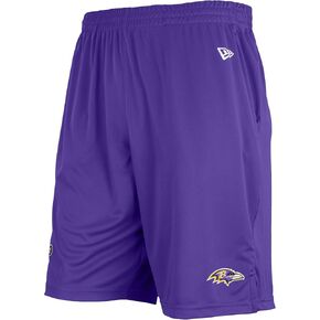 New Era NFL Football Men's Ground Running Performance Casual Shorts, Baltimore Ravens, Medium in Saudi Arabia