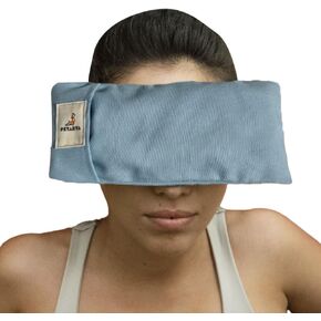 Lavender & Buckwheat Eye Pillow, Relaxing Aromatherapy for Shavasana Yoga, Eye Relaxation, Stress Relief, Natural, Chemical-Free Comfort, 23x10 cm in Saudi Arabia