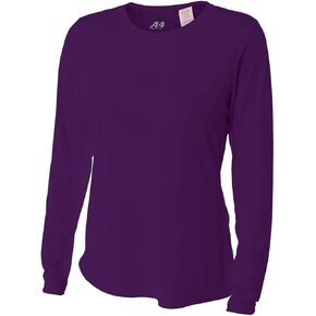 Purple Women's Adult Large Long Sleeve Wicking Cool & Comfortable Shirt/Undershirt in Saudi Arabia