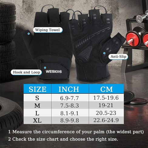Workout Gloves for Men and Women,Exercise Gloves for Weight Lifting, Full Palm Protection,for Training,Fitness,Hanging in Saudi Arabia