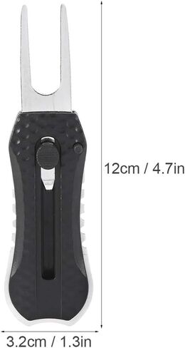 Golf Divot Repair Tool, Divot Repair Tool Stainless Steel Golf Divot Tool Cleaner Golf Ball Marker Portable Golf Accessory in Saudi Arabia