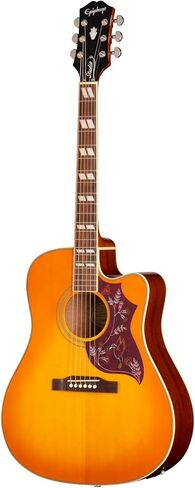 Epiphone Hummingbird Studio EC Acoustic Electric, Heritage Cherry Sunburst with Bag in Saudi Arabia