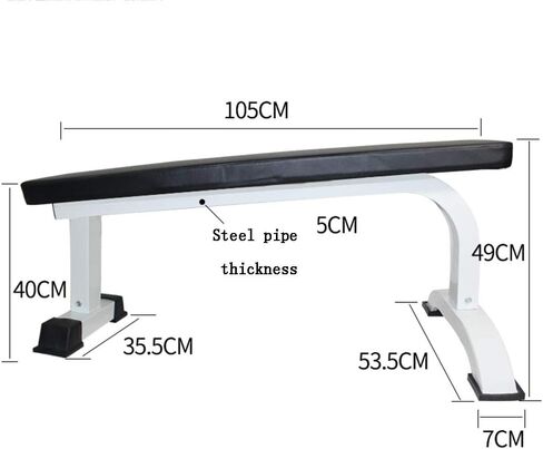 Small Weight Bench with Dumbbells, Professional Home Fitness Equipment, Sitting Dumbbell Bench, Thick Sponge Cushion, Flat Stool, Fitness Dumbbell in Saudi Arabia