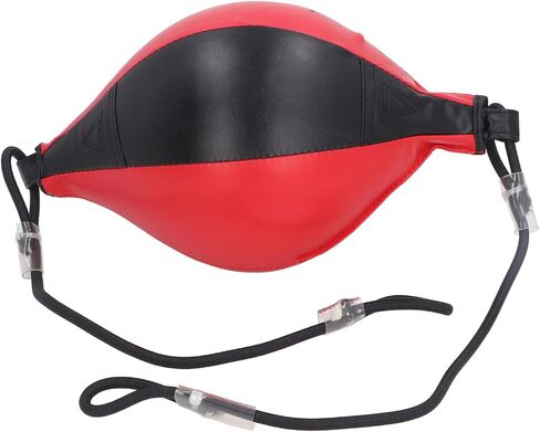 Double End Bag, PU Leather Speed Bag for Boxing Training with Adjustable Cord, Improve Reflexes and Hand Eye Coordination for All Skill Levels in Saudi Arabia