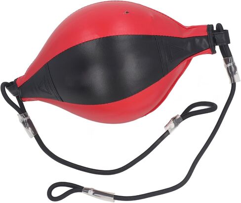 Double End Bag, PU Leather Speed Bag for Boxing Training with Adjustable Cord, Improve Reflexes and Hand Eye Coordination for All Skill Levels in Saudi Arabia