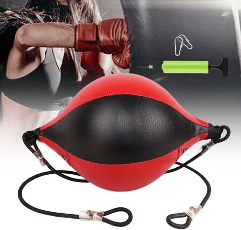 Double End Punching Ball Speed Bag Boxing Training Equipment for Reaction Agility Punch Exercise 11.81x7.87inch in Saudi Arabia