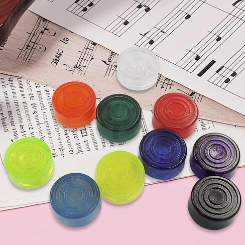 20 PCS Guitar Effect Pedal Button Footswitch Toppers Transparent Protection Cap Foot Nail Caps in Saudi Arabia