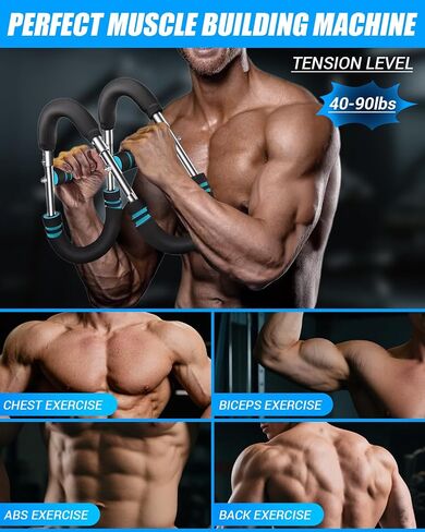 Twister Arm Trainer, Twister Arm Exerciser,Chest,Arms, Shoulders and Forearms Muscle Training Fitness Equipment, 66-110lb Adjustable Chest Workout Equipment, Portable Home Gym Fitness Equipment in Saudi Arabia