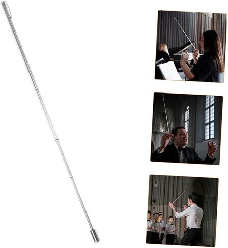 Vaguelly Musical Instrument Conducting Stick for Choir and Orchestra Use Lightweight Stainless Wand Reusable Performance Accessory for Concerts and Events in Saudi Arabia