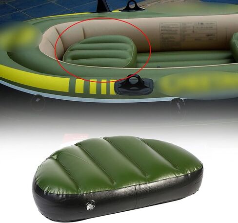 Inflatable Boat Seat Cushion,Fishing Cushion Inflatable Seat PVC Soft Comfortable Portable Inflated Size 20.47 x14.56inch for Kayak Inflatable Boat Outdoor Camping in Saudi Arabia