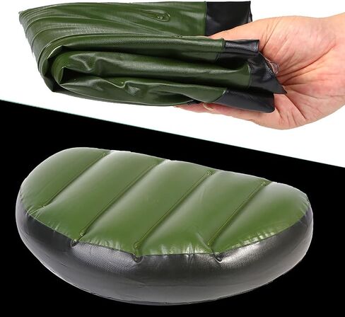 Inflatable Boat Seat Cushion,Fishing Cushion Inflatable Seat PVC Soft Comfortable Portable Inflated Size 20.47 x14.56inch for Kayak Inflatable Boat Outdoor Camping in Saudi Arabia