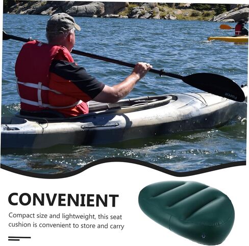 BESPORTBLE Portable Water Sports Equipment Inflatable Boat Seat Camping Pad Kayak Fishing Rowing Cushion in Saudi Arabia