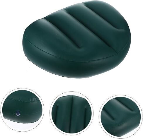 Kisangel Inflatable River Boat Cushion Portable Seating Cushion with Back Rest for Kayaking Fishing and Lightweight Reusable Easy to Store in Saudi Arabia