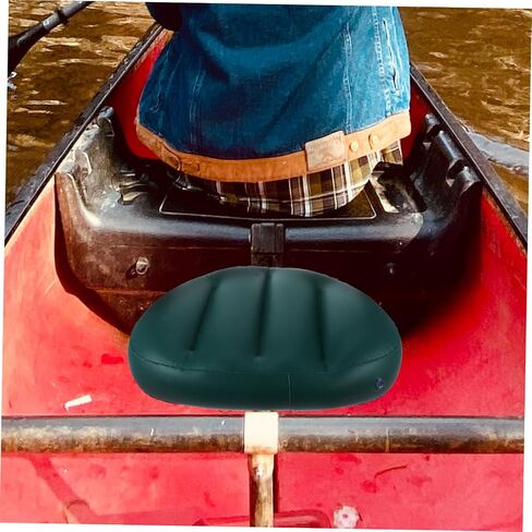 Kisangel Inflatable River Boat Cushion Portable Seating Cushion with Back Rest for Kayaking Fishing and Lightweight Reusable Easy to Store in Saudi Arabia