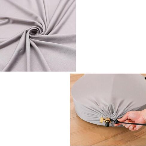 Cello Cover Protector Thickened Milk Silk Dust Protection Drawstring Closure 45.67inchx15.75inch- Gray in Saudi Arabia