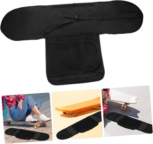 Portable Skateboard Carry Bag with Ergonomic Shoulder Strap Multi-functional Skate Sling Carrier for Four-wheel Skateboards Spacious Storage and Material for Travel and Daily Use in Saudi Arabia