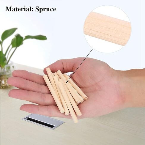 Violin Sound Post Parts 10-Pack for 4/4 3/4 Violins - Spruce Wood Replacement Repair Components for String Instruments in Saudi Arabia