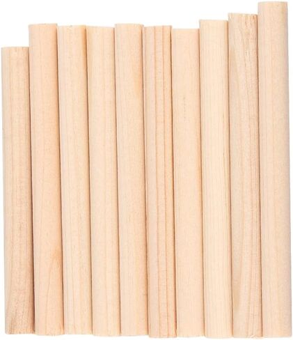 Violin Sound Post Parts 10-Pack for 4/4 3/4 Violins - Spruce Wood Replacement Repair Components for String Instruments in Saudi Arabia