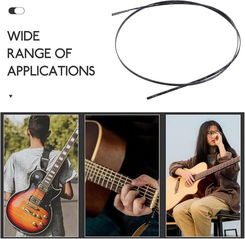 Plastic Guitar Binding Purfling Strip Black Iridescent for Bass and Acoustic Guitar Repair Decorative Trim for Fretboard Protection and DIY Inlay Projects in Saudi Arabia