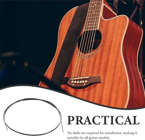 Plastic Guitar Binding Purfling Strip Black Iridescent for Bass and Acoustic Guitar Repair Decorative Trim for Fretboard Protection and DIY Inlay Projects in Saudi Arabia