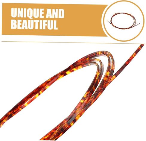 Generic Guitar Binding Purfling Strip Lava Color Phenolic Resin Trim for Acoustic Classical Guitar DIY Protective Decorative Edging Replacement in Saudi Arabia