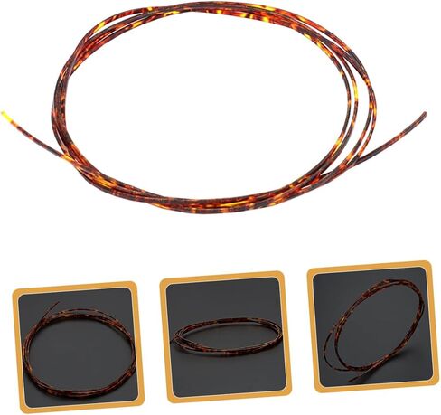 Generic Guitar Binding Purfling Strip Lava Color Phenolic Resin Trim for Acoustic Classical Guitar DIY Protective Decorative Edging Replacement in Saudi Arabia