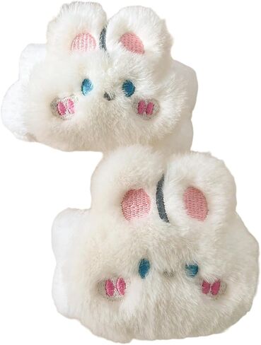 Cute Bunny Wristband Plush Rabbit Wristband for Women Soft Kawaii Animal Accessories for Party Gift and Daily Wear in Saudi Arabia