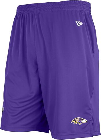 شورت كاجوال للرجال من New Era NFL Football أداء الجري الأرضي، Baltimore Ravens، متوسط in Saudi Arabia