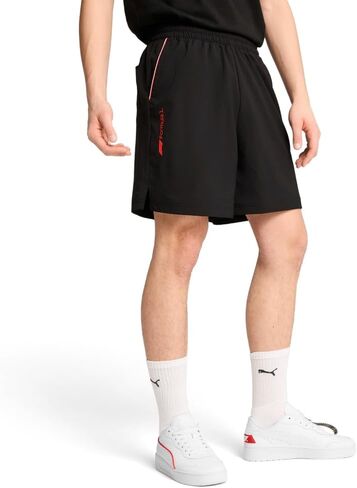 شورت PUMA F1 Essentials منسوج مقاس 7 بوصات كاجوال - أسود in Saudi Arabia