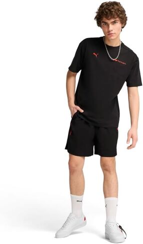 شورت PUMA F1 Essentials منسوج مقاس 7 بوصات كاجوال - أسود in Saudi Arabia