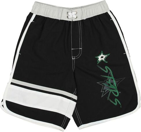 Outerstuff NHL Big Boys Youth (8-20) شورت سباحة، Dallas Stars متوسط ​​(10-12) in Saudi Arabia