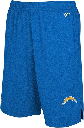 New Era NFL Football Men's Ground Running Performance Casual Shorts, Los Angeles Chargers, Medium in Saudi Arabia