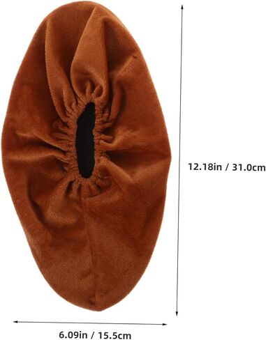 BESTonZON 2Pairs Non Slip Bowling Shoe Covers Durable Boot Protectors for Carpet Floor Protection Lined for Comfort and Warmth for Indoor Use in Saudi Arabia