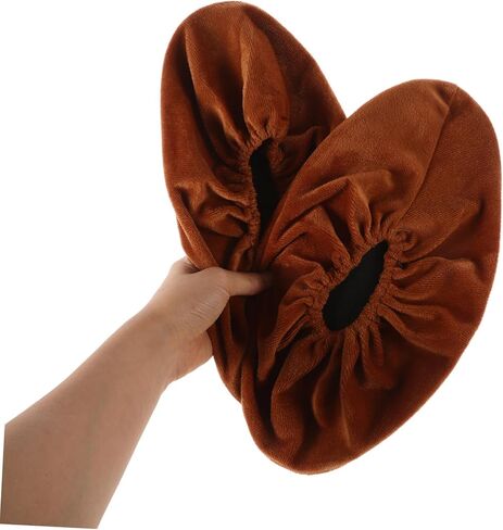 BESTonZON 2Pairs Non Slip Bowling Shoe Covers Durable Boot Protectors for Carpet Floor Protection Lined for Comfort and Warmth for Indoor Use in Saudi Arabia