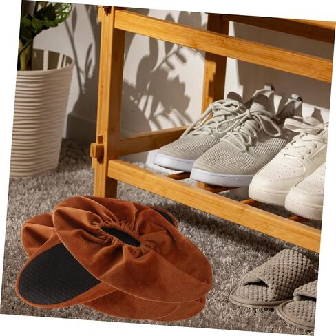 UPKOCH 2Pairs Slip Bowling Shoe Covers of Durable Shoe Protectors with Interior for Men Women for Indoor Use and Preventing Slips During Bowling Activities in Saudi Arabia