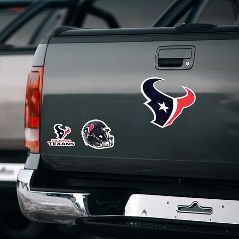 Rico Industries NFL Football Houston Texans 3 Piece Team Magnet Set 8.5" x 11" - Home Décor - Regrigerator, Office, Kitchen in Saudi Arabia