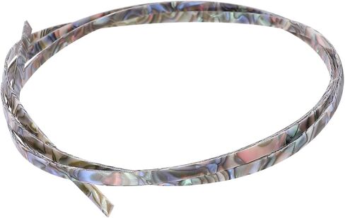 2pcs Abs Purfling Strip Guitar with Abalone Shell Inlay for Acoustic Bass Ukulele Mandolin Repair DIY in Saudi Arabia