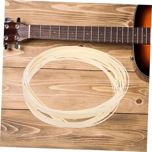 10pcs Guitar Binding Strips Abs Edge Inlay Decor White for Acoustic Guitar and Musical Instrument Decoration Easy Installation in Saudi Arabia