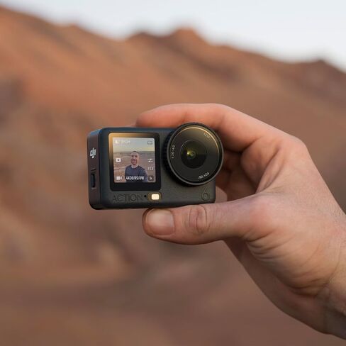 DJI Osmo Action 6 Capture More Combo، كاميرا أكشن مقاومة للماء بدقة 8K مع مستشعر مربع 1/1.1 بوصة، فتحة متغيرة f/2.0–f/4.0، عمر بطارية ممتد مع بطاريتين، قضيب تمديد 1.5 متر in Saudi Arabia