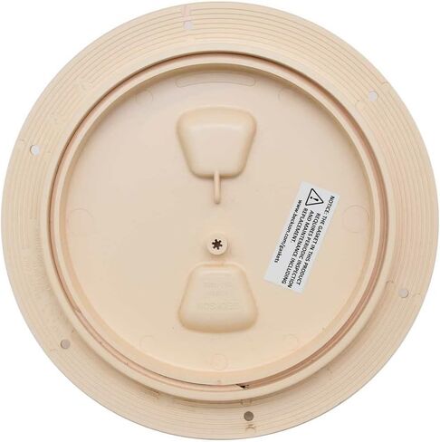 Beckson Boat Screw Out Deck Plate DP64-36 | 6 1/2 Inch Beige in Saudi Arabia