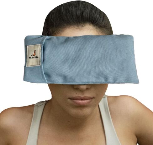 Lavender & Buckwheat Eye Pillow, Relaxing Aromatherapy for Shavasana Yoga, Eye Relaxation, Stress Relief, Natural, Chemical-Free Comfort, 23x10 cm in Saudi Arabia