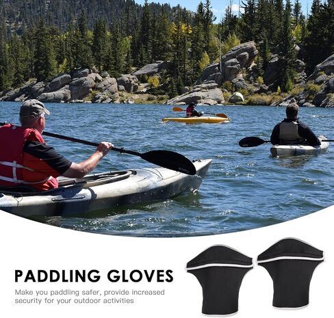 Neoprene Kayaking Gloves Paddle Mitts Warm Canoeing Gloves for Winter Rowing and Rafting with Non-Slip Grip in Kuwait