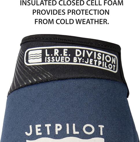 Jetpilot L.R.E. Thermal PWC Full Finger Gloves - High-Intensity Water Sports: Jet Skiing, Kayaking, Windsurfing, Kiteboarding, Sailing, Diving, Stand Up Paddle Boarding, Personal Water Craft in Kuwait