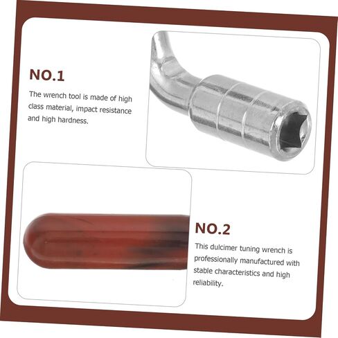 Dulcimer Tuning Wrench Model Durable Construction String Tool for Enhanced Tone for Dulcimer Musicians Comfortable Grip Design in Saudi Arabia