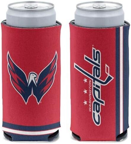 WinCraft NHL Washington Capitals Slim Can Cooler, Team Colors, One Size in Saudi Arabia